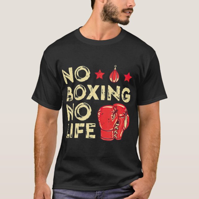 Kein Boxen auf Lebenszeit - Überlebensgeschenke fü T-Shirt (Vorderseite)