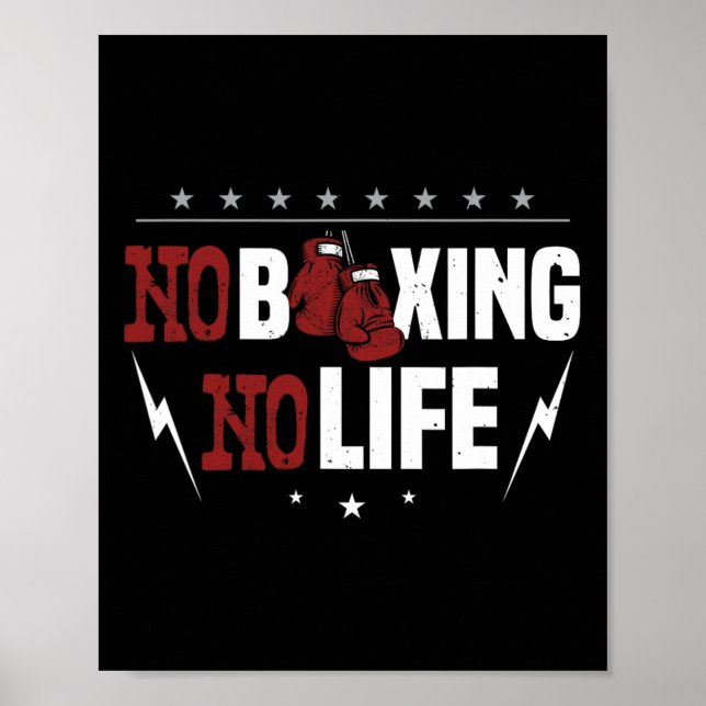 Kein Boxen für einen Boxer Poster (Vorne)