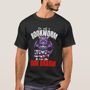 Kein Buchwurm mehr wie ein Buchdrache T-Shirt