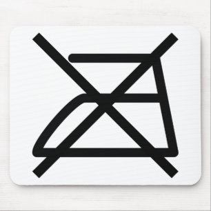kein Bügeln Mousepad