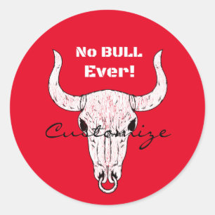 Kein Bull je Thunder_Cove Runder Aufkleber