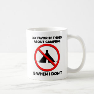 Kein Camping Lustiger Becher Kaffeetasse