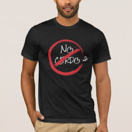 Kein Cerdo, kein Speck, lustiger schwarzer T - Shi T-Shirt