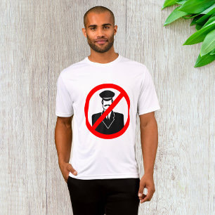 Kein Chauffeur erlaubt Symbol Lustige Warnung T-Shirt