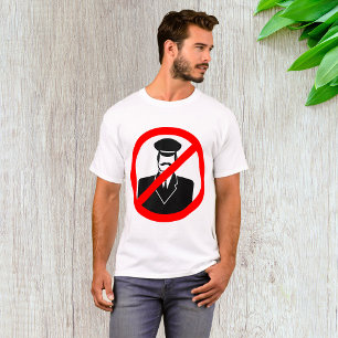 Kein Chauffeur erlaubt Symbol Lustige Warnung T-Shirt