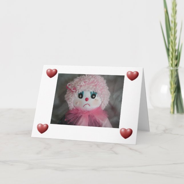 Kein Clown Karte (Vorderseite)