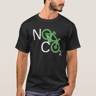 Kein CO2 Fahrradfahren gegen den Klimawandel Keine T-Shirt
