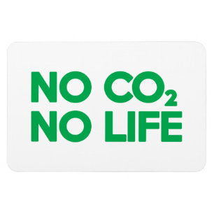 KEIN CO2 KEIN LEBEN MAGNET