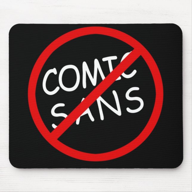 Kein Comic ohne Mausunterlage Mousepad (Vorne)