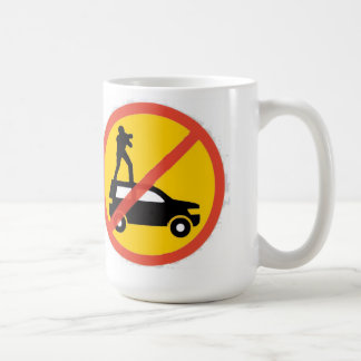 Kein Dachfahren Eurozeichen Kaffeetasse