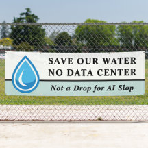 KEIN DATENCENTER SCHÜTZT UNSER WASSER Kein Tropfen