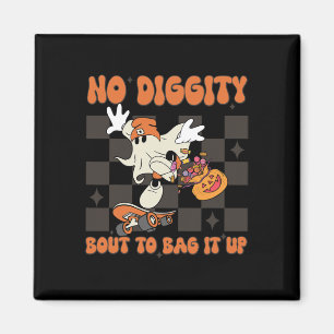 Kein Digity Bout, um es auf Halloween-Skateboard z Magnet