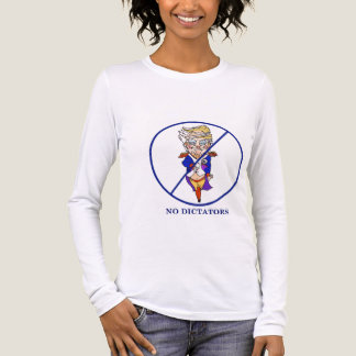 Kein Diktatoren Langarm Tri-Blend Shirt