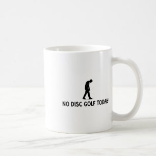 Kein Disc Golf heute Lustiger trauriger Disc Golfe Kaffeetasse