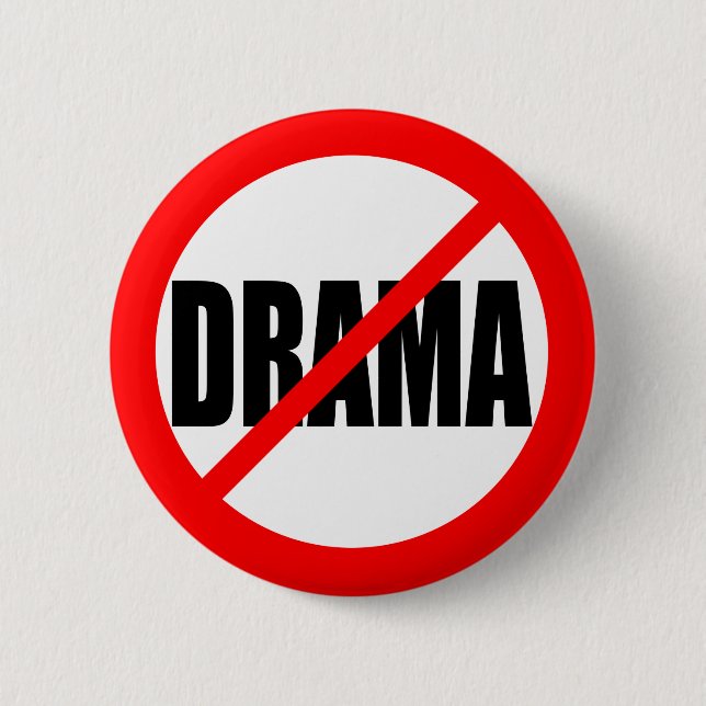 "KEIN DRAMA " BUTTON (Vorderseite)