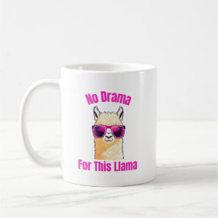 Kein Drama für diesen Llama - Funny Llama Kaffeetasse