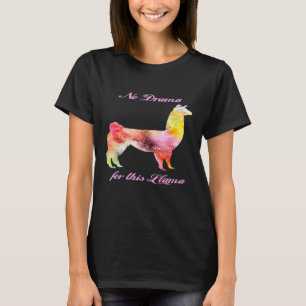 Kein Drama für diesen Niedlichen Llama T-Shirt