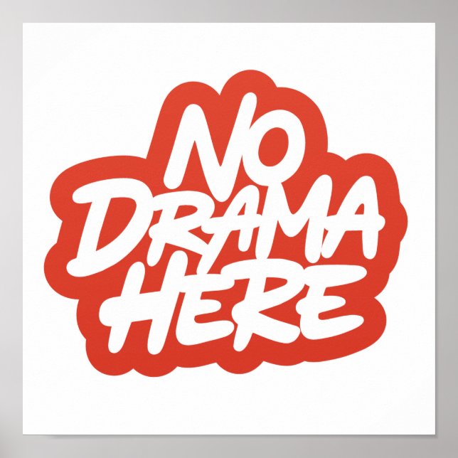 Kein Drama hier Poster (Vorne)