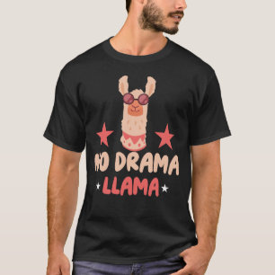 Kein Drama Lama Alpaka mit Sonnenbrille Llam T-Shi T-Shirt