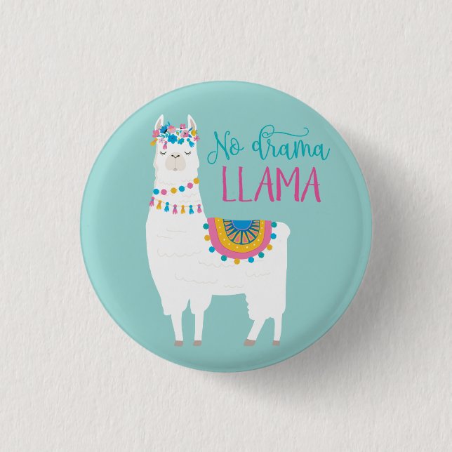 Kein Drama LAMA Button (Vorderseite)