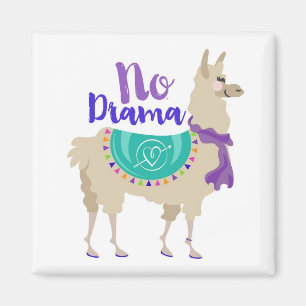 Kein Drama-Lama-Magnet Magnet