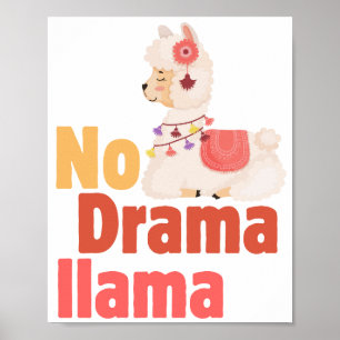 kein Drama-Lama-Poster Poster