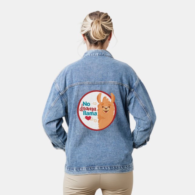 Kein Drama Llama (Warm) Jeansjacke (Modell)