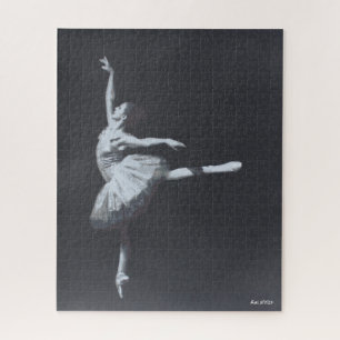 Kein Drama, nur Freiheit, Schwarz-Weiß-Ballerina