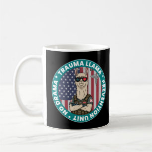 Kein Drama Trauma Llama Nurse Funny EMS Geschenk Kaffeetasse
