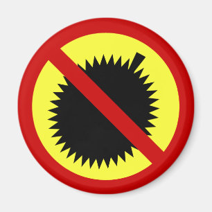 KEIN Durian-tropische Frucht ⚠ thailändisches Magnet