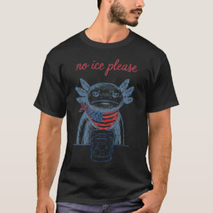 Kein Eis Bitte Lustiger Axolotl Pun - Amerikanisch T-Shirt