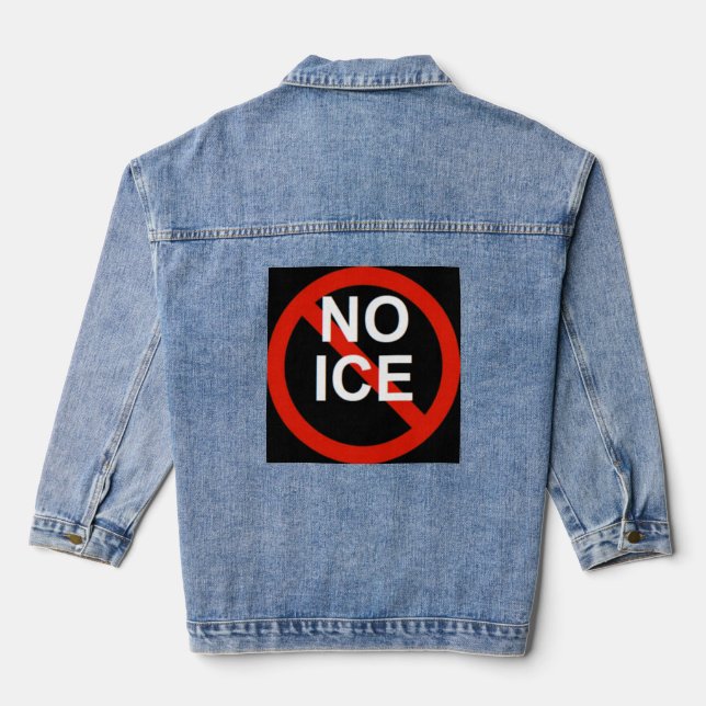 KEIN EIS  JEANSJACKE (Rückseite)