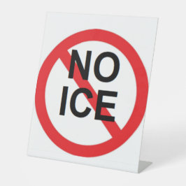 KEIN EIS SOCKELSCHILD
