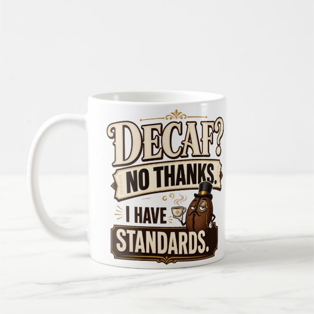 Kein Entkoffeiniert  Kaffeetasse (Links)