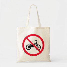 Kein Fahrradzeichen verboten | Budget Totbeutel Tragetasche