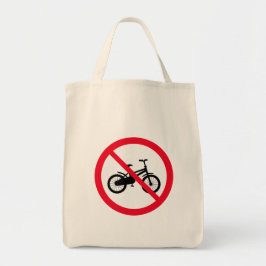 Kein Fahrradzeichen verboten | Lebensmittelverpack Tragetasche