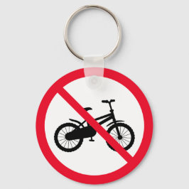 Kein Fahrradzeichen verboten | Schlüsselanhänger f