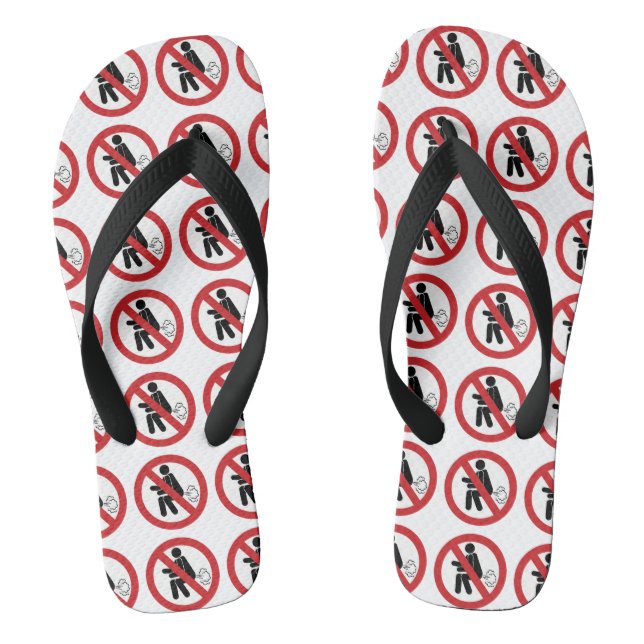 KEIN Farnzeichen ⚠ Funny Thai Toilet ⚠ Flip Flops (Fußbett)