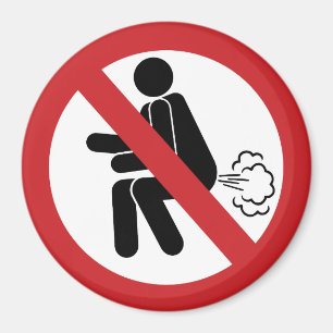 KEIN Farnzeichen ⚠ Funny Thai Toilet ⚠ Magnet
