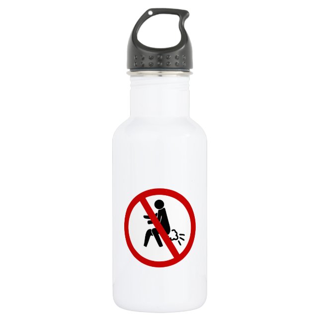 KEIN Farnzeichen ⚠ Funny Thai Toilet ⚠ Trinkflasche (Vorderseite)