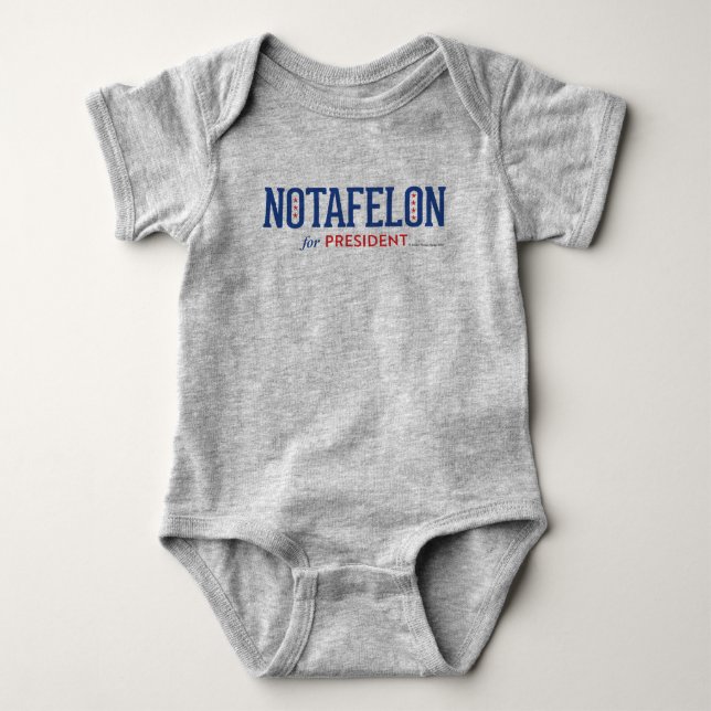 Kein Felon für den Präsidenten! Baby Strampler (Vorderseite)