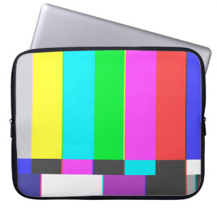 kein Fernsehbildschirm mit Signal und Rauschen Laptopschutzhülle