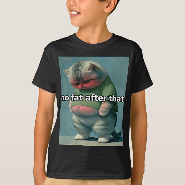 kein Fett danach T-Shirt (Vorderseite)