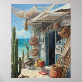 Kein Fisch heute Bonaire Poster