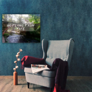 Kein Fliegen aus dem Schicksal Sprichwörterbrücke  Poster