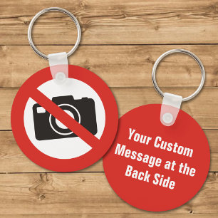 Kein Foto erlaubt Schlüsselanhänger