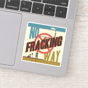 Kein Fracking Aufkleber