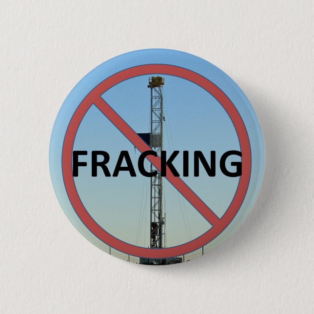 Kein Fracking Button (Vorderseite)