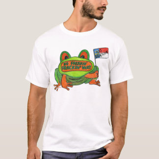 Kein Fracking North Carolina-Frosch T-Shirt