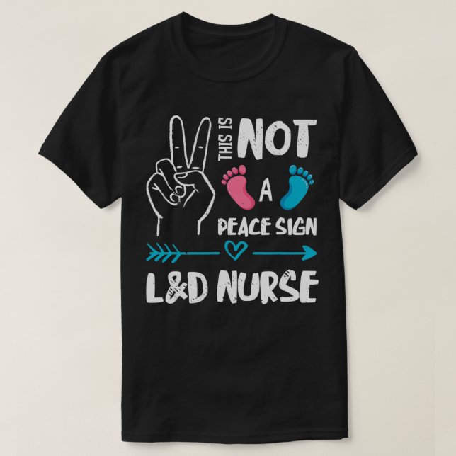 Kein Friedenszeichen für LuE-Krankenversicherung f T-Shirt (Design vorne)